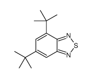 4,6-ditert-butyl-2,1,3-benzothiadiazole Structure