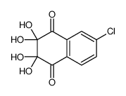 6-chloro-2,2,3,3-tetrahydroxynaphthalene-1,4-dione Structure