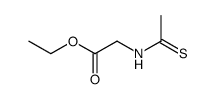 N-thioacetyl glycine ethyl ester Structure