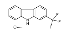 1-methoxy-7-(trifluoromethyl)-9H-carbazole结构式