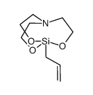 1-allyl-2,8,9-trioxa-5-aza-1-silabicyclo(3.3.3)undecane Structure