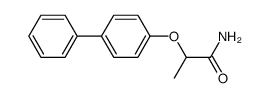 2-([1,1'-biphenyl]-4-yloxy)propanamide结构式