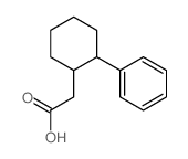 Cyclohexaneacetic acid,2-phenyl-结构式