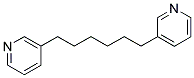 1,6-bis(3-pyridyl)hexane Structure