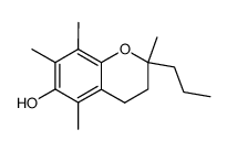 2,5,7,8-Tetramethyl-2-propyl-chroman-6-ol Structure