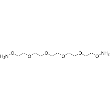 Bis-aminooxy-PEG4 structure