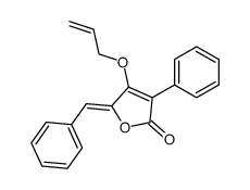 (Z)-5-benzylidene-4-allyloxy-3-phenylfuran-2(5H)-one Structure