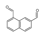 Naphthalene-1,7-dicarboxaldehyde结构式