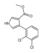 4-(2,3-DICHLOROPHENYL)-1H-PYRROLE-3-CARBOXYLICACIDMETHYLESTER Structure