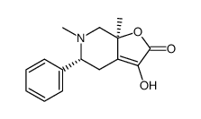 3-Hydroxy-6e,8a-dimethyl-2-oxo-5e-phenylfuro<2,3-c>piperidine Structure