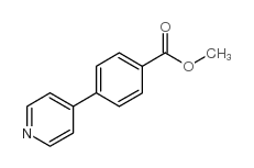 4-(吡啶-4-基)苯甲酸甲酯结构式