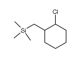 ((2-chlorocyclohexyl)methyl)trimethylsilane Structure