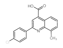 2-(4-氯苯基)-8-甲基喹啉-4-羧酸图片