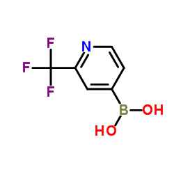 2-(Trifluoromethyl)pyridine-4-boronic acid Structure