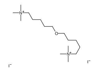 trimethyl-[5-(5-trimethylammoniopentoxy)pentyl]azanium diiodide Structure