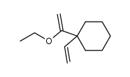 1-vinyl-1-(1-ethoxyvinyl)cyclohexane Structure