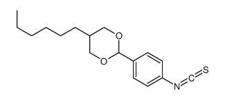 5-hexyl-2-(4-isothiocyanatophenyl)-1,3-dioxane结构式