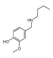 4-(butylaminomethyl)-2-methoxyphenol结构式