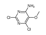 2,6-Dichloro-5-methoxy-pyrimidin-4-ylamine Structure