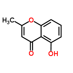 5-Hydroxy-2-methyl-4H-chromen-4-one结构式