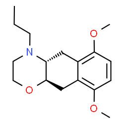 6,9-dimethoxy-4-n-propyl-2,3,4a,5,10,10a-hexahydro-4H-naphth(2,3-b)(1,4)oxazine Structure