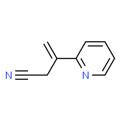 2-Pyridinepropanenitrile,beta-methylene-(9CI) structure