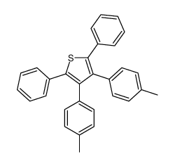 3,4-bis(4-methylphenyl)-2,5-diphenylthiophene Structure