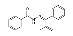 1-(2-methyl-1-phenyl)propenylidenebenzoic acid hydrazide结构式