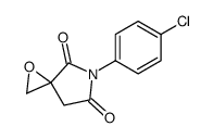 6-(4-chlorophenyl)-1-oxa-6-azaspiro[2.4]heptane-5,7-dione Structure