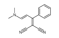 2-(3-dimethylamino-1-phenyl-2-propenylidene)-1,3-propanedinitrile Structure