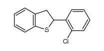 2-(2-chlorophenyl)-2,3-dihydrobenzo[b]thiophene结构式