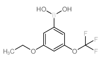 (3-ETHOXY-5-(TRIFLUOROMETHOXY)PHENYL)BORONIC ACID structure