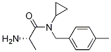 (S)-2-AMino-N-cyclopropyl-N-(4-Methyl-benzyl)-propionaMide结构式