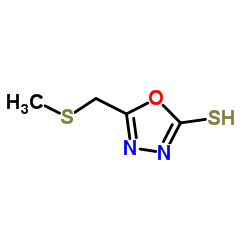 5-[(methylthio)methyl]-1,3,4-oxadiazole-2-thiol Structure