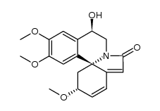 (+)-11β-hydroxyerysotramidine结构式