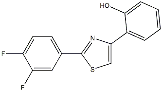 2-(3,4-二氟苯基)-4-(2-羟基苯基)噻唑图片