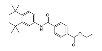 ethyl 4-(5,5,8,8-tetramethyl-5,6,7,8-tetrahydronaphthalen-2-ylcarbamoyl)benzenecarboxylate结构式