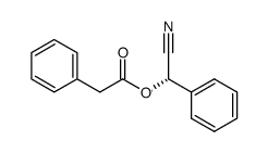 (S)-α-phenylacetoxy-benzeneacetonitrile结构式