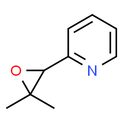 Pyridine, 2-(3,3-dimethyloxiranyl)- (9CI)结构式