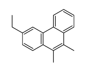 3-ethyl-9,10-dimethylphenanthrene结构式