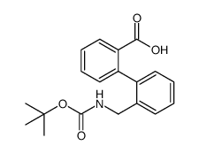 2'-(((TERT-BUTOXYCARBONYL)AMINO)METHYL)-[1,1'-BIPHENYL]-2-CARBOXYLIC ACID Structure