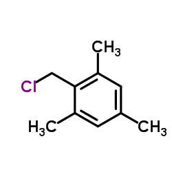 2,4,6-Trimethyl benzyl chloride structure