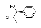 (-)-(1R,2S)-1-phenyl-2-chloro-1-propanol Structure