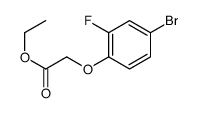 ethyl 2-(4-bromo-2-fluorophenoxy)acetate structure