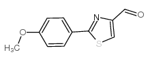 2-(4-methoxyphenyl)-1,3-thiazole-4-carbaldehyde structure