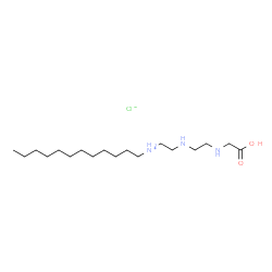 N-[2-[[2-(dodecylamino)ethyl]amino]ethyl]glycine monohydrochloride structure