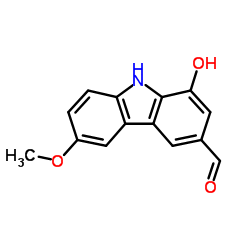 1-Hydroxy-6-methoxy-9H-carbazole-3-carbaldehyde picture