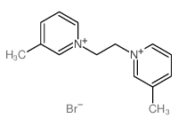 Pyridinium,1,1'-(1,2-ethanediyl)bis[3-methyl-, dibromide (9CI)结构式