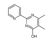 4,5-Dimethyl-6-hydroxy-2-(pyridin-2-yl)pyrimidine, 2-(4,5-Dimethyl-6-hydroxypyrimidin-2-yl)pyridine结构式