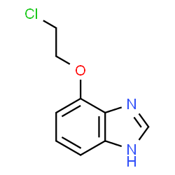 1H-Benzimidazole,4-(2-chloroethoxy)-(9CI) structure